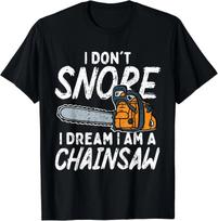 Arborist Lumberjack Woodworker Tree Logger Chainsaw Gift Unisex T-Shirt S gray