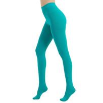 120D Spring Autumn Colorful Pantyhose Sexy Women'S Tights Pantyhose Lolita Candy Colors Stockings Fashion Gothic Lingerie Tights One Size blue
