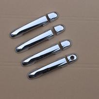 Nauja Chrome automobilio šoninių durelių rankenos dangtelio apdaila Kia Forte Kia Cerato 2009 2010 2011 2012 2013 Automobilių priedų lipdukai 1 keyhole