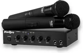 Madboy Audio MadBoy U-Remix 2 Bluetooth belaidžio karaoke mikrofono pora su maišytuvu