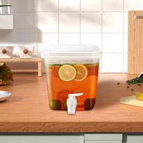 Šaldytuvas šaltas virdulys su maišytuvu vandens ąsočiu valgomojo baro vakarėliui 3.5L Square