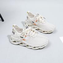 Moteriški bėgimo bateliai Patogūs tinkliniai megzti neslystantys ašmenų sportbačiai Darbui Tenisui Ėjimui Sportiniai Atletiniai Bateliai Moterims Kvėpuojantys Bėgiojimo Sportbačiai 35