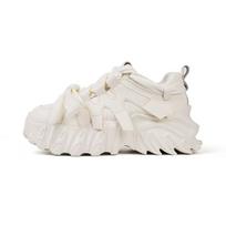 FiveFive High Top Cake Sole Universalūs tėčio batai storu padu padidinto ūgio laisvalaikio ir patogūs universalūs sportiniai batai 40 smėlis