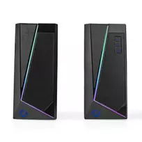 Kompiuterio kolonėlės Nedis GSPR31020BK koloninis garsiakalbis 2 krypčių garsiakalbis Juodas Wired 6 W