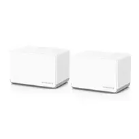 Maršrutizatorius Mercusys AX1800 Whole Home Mesh Wi-Fi 6 sistema | Halo H70X (2 vnt.) | 802.11ax | 574+1201Mbit/s | 10/100/1000Mbit/s | Ethernet LAN (RJ-45) jungtys 3 | Tinklelio palaikymas Taip | MU-MiMO Taip | Nėra mobiliojo plačiajuosčio ryšio | Antenos tipas Vidinis