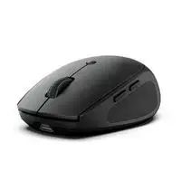 Pelė JLab Go Recharge, ausinės, skirtos abiem rankoms, Bluetooth + USB Type-A, 1600 DPI, Juodas