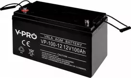 V-PRO AKUMULIATORIUS 12V/100AH-VPRO