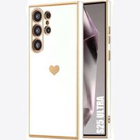Case - BOOLING - for Samsung Galaxy S25 Ultra - Silicone - Shockproof - Flexible - White balta
