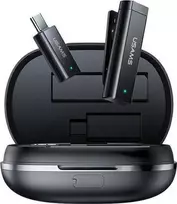 USAMS belaidis mikrofonas ENC 2.4G Wireless Lavalier mikrofonas USB-C ZB243MKF01 (US-ZB243)