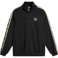 PUMA Stand Collar Logo Long Sleeve Jacket Unisex Jacket Black 625821-01 M