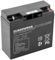 Europower EMU 12V 17Ah VRLA baterija