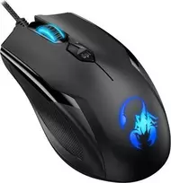 GENIUS pelė GX GAMING AMMOX X1 600, su laidu, 3200 dpi, RGB apšvietimas, USB, juoda