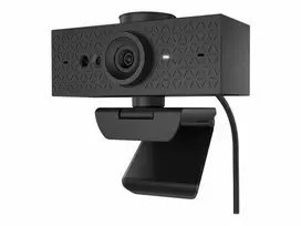 HP 625 USB FHD konferencijų verslo internetinė kamera – pakreipta, pasukama, dvigubą triukšmą mažinantis mikrofonas, HDR, suderinama su „Windows Hello“, pritvirtinama – Juodas