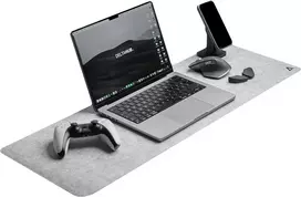 DeltaHub Minimalistic Desk Mat M Kilimėlis (900MM X 300MM) pilkos spalvos