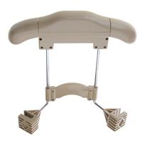 Universal Auto Back for Seat Headrest Hanger Hanging Clothes Coat Suit Bags Groc smėlis
