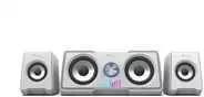 C-Tech kompiuterio kolonėlės C-TECH SPK-16, 2.2, RGB, baltos spalvos