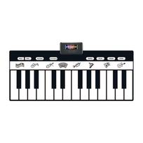 180x72cm Elektroninis muzikos kilimėlis Juoda ir balta klaviatūra Vaikams skirta žaidimų pianino kilimėlis Kūdikio žaidimų kilimėlis Kilimas Ankstyvojo ugdymo žaislai Dovana