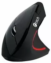 Pelė C-Tech pelė VEM-09C, vertikali, 6 mygtukai, juoda, USB