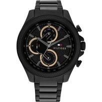 Tommy Hilfiger Vyriškas juodas chronografo laikrodis 1792081 juoda