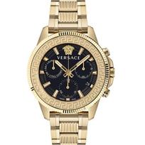 Versace Greca VE3J00622 Chronografas Vyriškas Laikrodis 45mm auksas