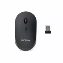 Kompiuterio Pelė - DICOTA D32003 Silent V2 Abiejų Rankų 800/1200/1600 DPI Juoda