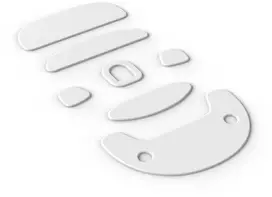 Endgame Gear OP1 Pelė Skates pelių padukai, 99,5% PTFE – baltos spalvos, Single Set
