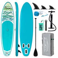 FunWater SUPFR03F Inflatable Stand Up Paddle Board – 335x83x15 cm – stable, lightweight & complete for beginners and advanced users