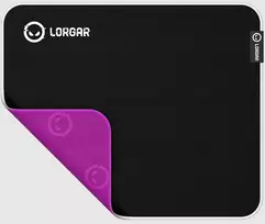 Lorgar Legacer 753, Pelės kilimėlis žaidimams, Ultra-gliding surface, Violetinė anti-slip rubber base, size: 360mm x 300mm x 3mm, weight 0.23kg