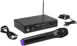 Bevielis mikrofonas OMNITRONIC VHF-101 200.10MHz