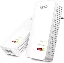 Maršrutizatorius AVM FRITZ!Powerline 1240 AX WLAN rinkinys 1200Mbit/s laidinis LAN Wi-Fi, baltas, 2 vnt.