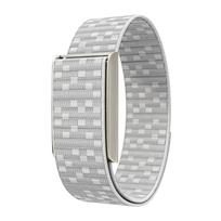 22 mm sportiškas kilpos dizaino dirželis, keičiama apyrankė, fitneso sekiklio dirželis, skirtas Amazfit Helio Strap White+Silver
