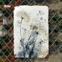 Vintage Metal Wall Art Dandelion for Living Room