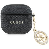 Etui Do Airpods 4 Guess Brelok 4G Strass Złoty