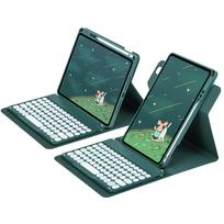iPad 11th Gen 360° Rotatable Acrylic Protective Case with Air Bluetooth Keyboard & Pen Slot. iPad 10th/11th Gen (A16)