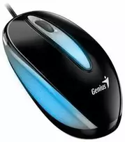 Genius Pelė DX-Mini pelė, 1000DPI, optinė, 3 klasė, laidinis USB, juoda, klasikinė, RGB apšvietimas
