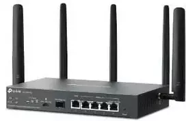 TP-LINK | Omada 4G+ Cat6 AX3000 Gigabit VPN Maršrutizatorius | ER706W-4G | 802.1q | 10/100/1000Mbit/s | Mesh Support Yes | MU-MiMO Yes | Antenna type Detachable | 60 mėn.