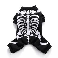 Naminių gyvūnų kaukolės skeletas megztinis Cosplay kostiumai Helovinui Kalėdoms Kostiumas Drabužiai šuniui katei 1 vnt. S