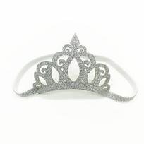 Glittering Silver Gold Crown Baby Headbands Girls Elastic Hair Bands Hair Accessories Princess Tiara HairBands Children Headwear