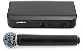 Bevielio mikrofono sistema SHURE BLX24E/B58-K3E