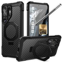Supcase UB Grip Mag MagSafe dėklas, skirtas Samsung Galaxy S26 Ultra - juodas