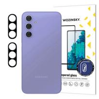 Juodas Wozinsky Full Camera Glass, skirtas Samsung Galaxy A17 / A17 5G, 2 vnt. rinkinys