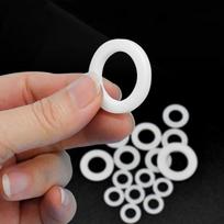 10/20Pcs White POM Bushing Washer M3 M4 M5 M6 M8 M10 Insulated Plastic Gasket Round Hollow Unthread Standoff Spacer Sleeve ID x OD x L balta