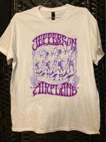 Vintažinio stiliaus Jefferson Airplane roko grupės trumpomis rankovėmis baltas retro marškinėlis Unisex T-shirt S