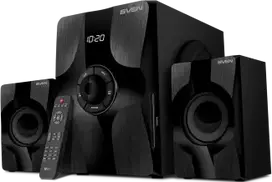 Kompiuterio kolonėlės 2.1 speakers SVEN MS-315, juodas, Bluetooth, FM, USB, Ekranas, RC unit, power output 20W+2x13W (RMS)