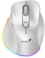 Bevielė pelė, Genius Ergo 9000S Pro, balta, optinė, 2400DPI