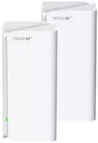 Maršrutizatorius Tenda MX21 Pro(2-pack) Trijų dažnio juostų (2,4 GHz / 5 GHz / 6 GHz) Wi-Fi 6 (802.11ax) Balta 3 Vidinis
