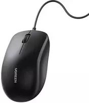 Ugreen Laidinė USB kompiuterinė pelė 1200 dpi, juoda