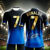 Naujas Ronaldo 7 numerio atminimo futbolo marškinėlis Greitai džiūstantis kvėpuojantis sportinis marškinėlis Idealiai tinka kasdieniam sportui ir futbolui 6XL red