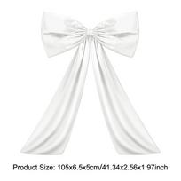 Giant Bow Ribbon Decorations Large Hanging Bowknot Party Big Bow Wall Decor Christmas Tree Satin Ribbon Bow Tie Decor balta