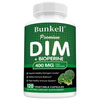 DIM (Kaip Diindolilmetanas) 400 mg papildas, su Bioperine, 120 kapsulių buteliuke 120 Capsules